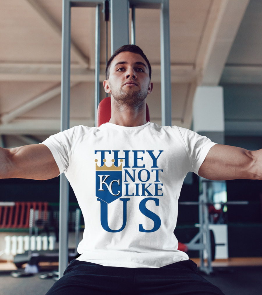 They Not Like Us KC Royals Crown Icon T-Shirt