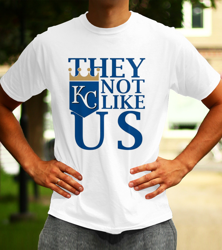 They Not Like Us KC Royals Crown Icon T-Shirt