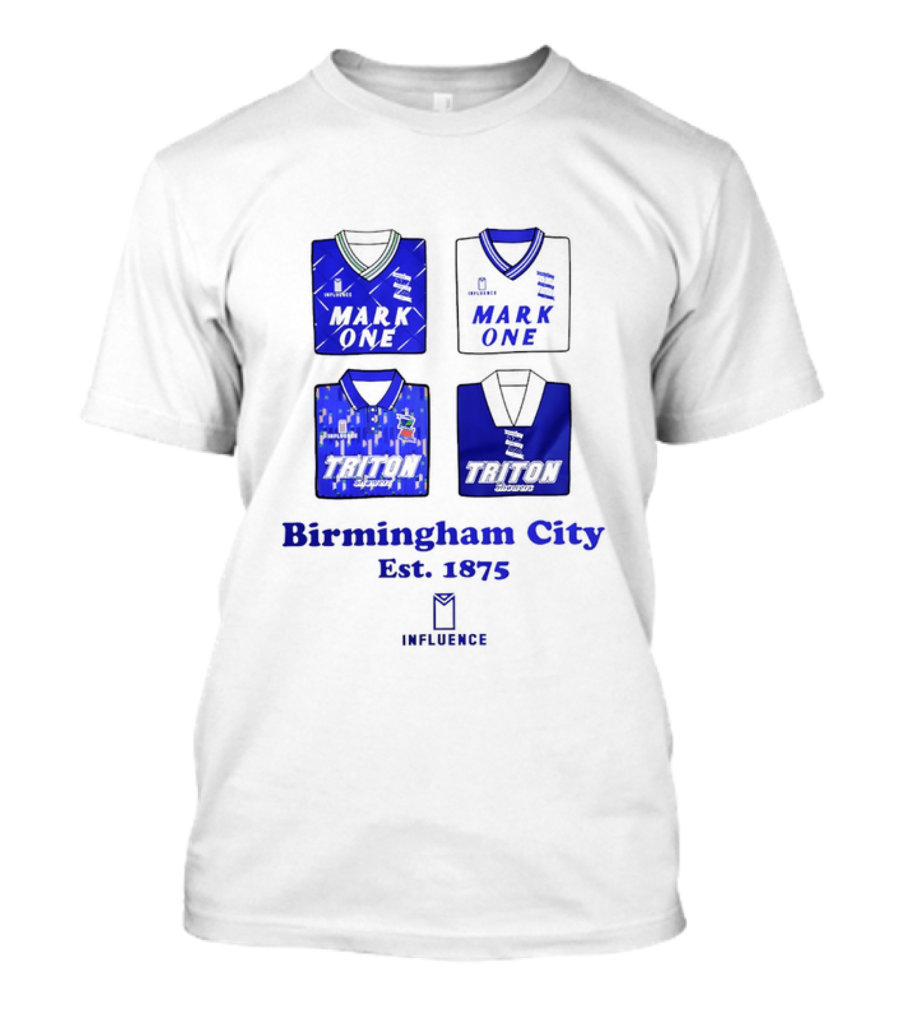 Birmingham City Influence Kit History Est. 1875 T-Shirt
