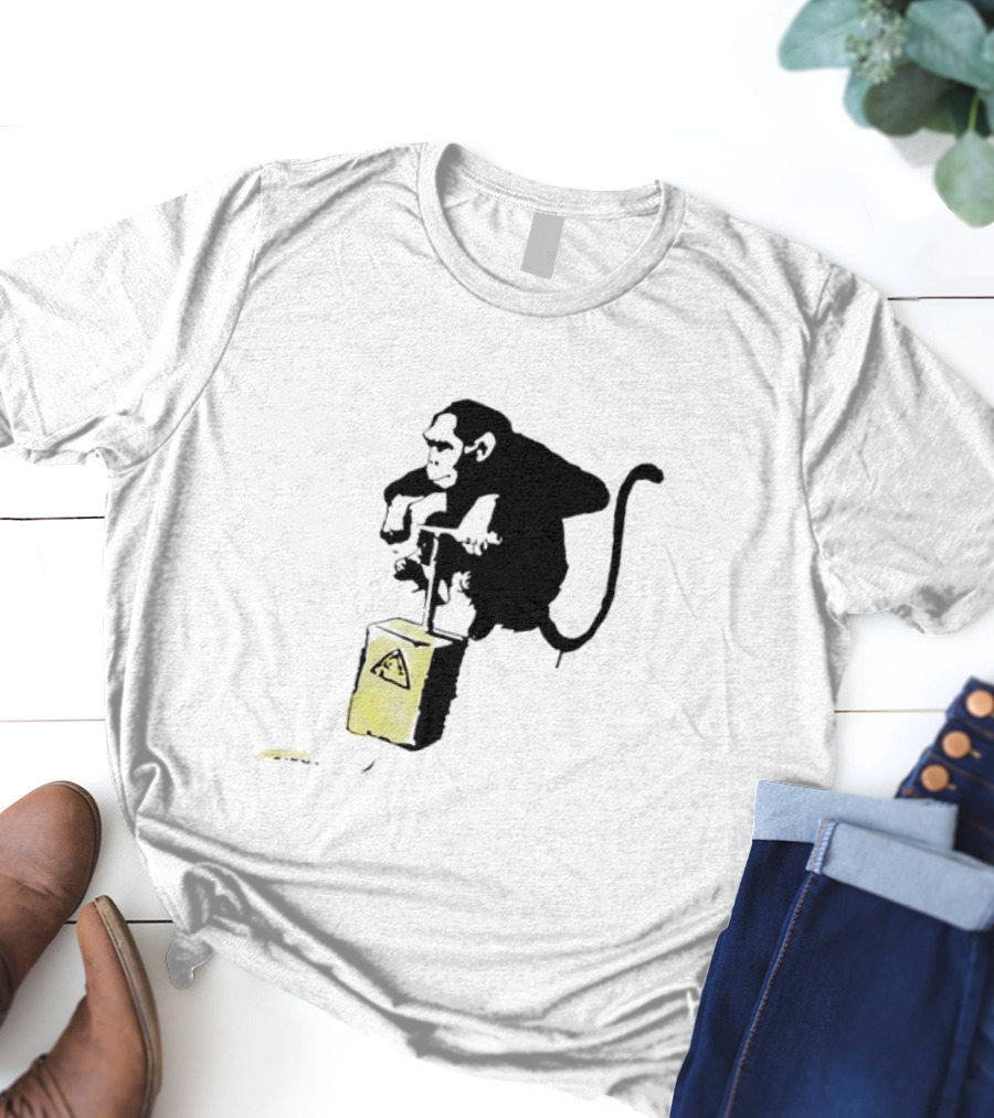 Lex Luthor Bricks Bomb Banana Banksy Influenced T-Shirt