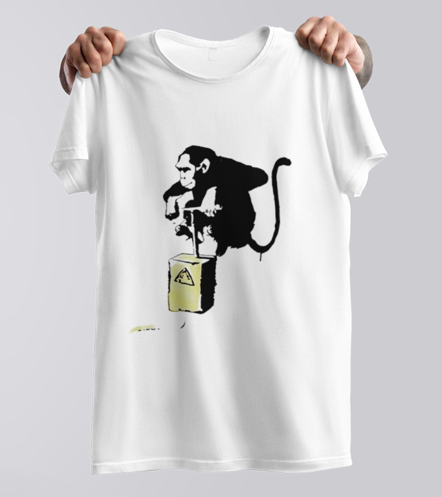 Lex Luthor Bricks Bomb Banana Banksy Influenced T-Shirt