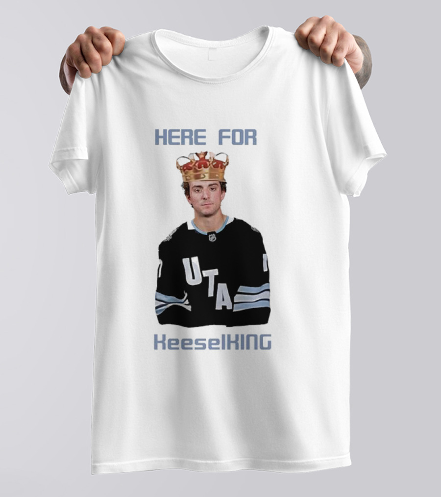 Here For Kesselking Crowned Hockey Player T-Shirt