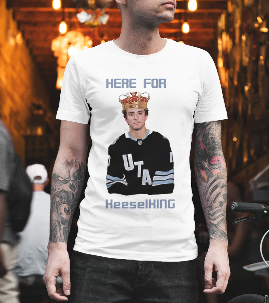 Here For Kesselking Crowned Hockey Player T-Shirt