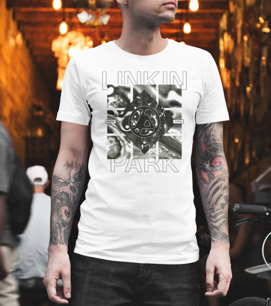 Linkin Park From Zero Strobe Sunburst Logo T-Shirt