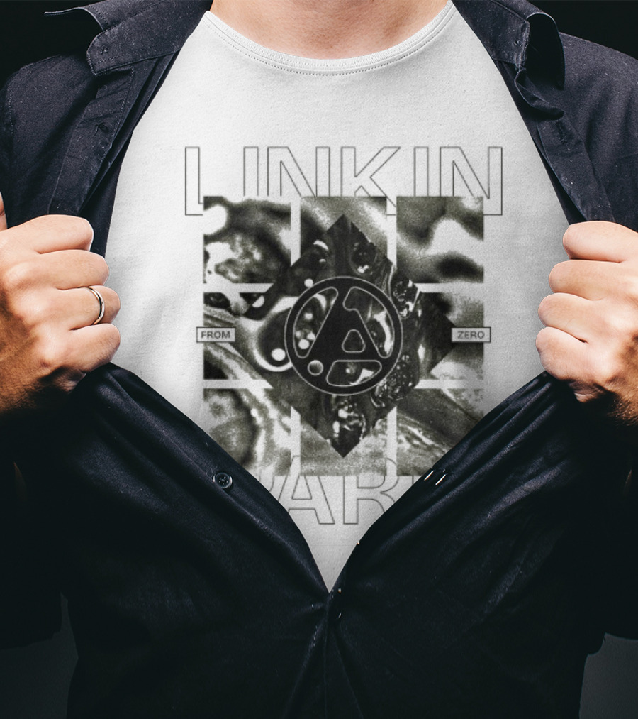 Linkin Park From Zero Strobe Sunburst Logo T-Shirt