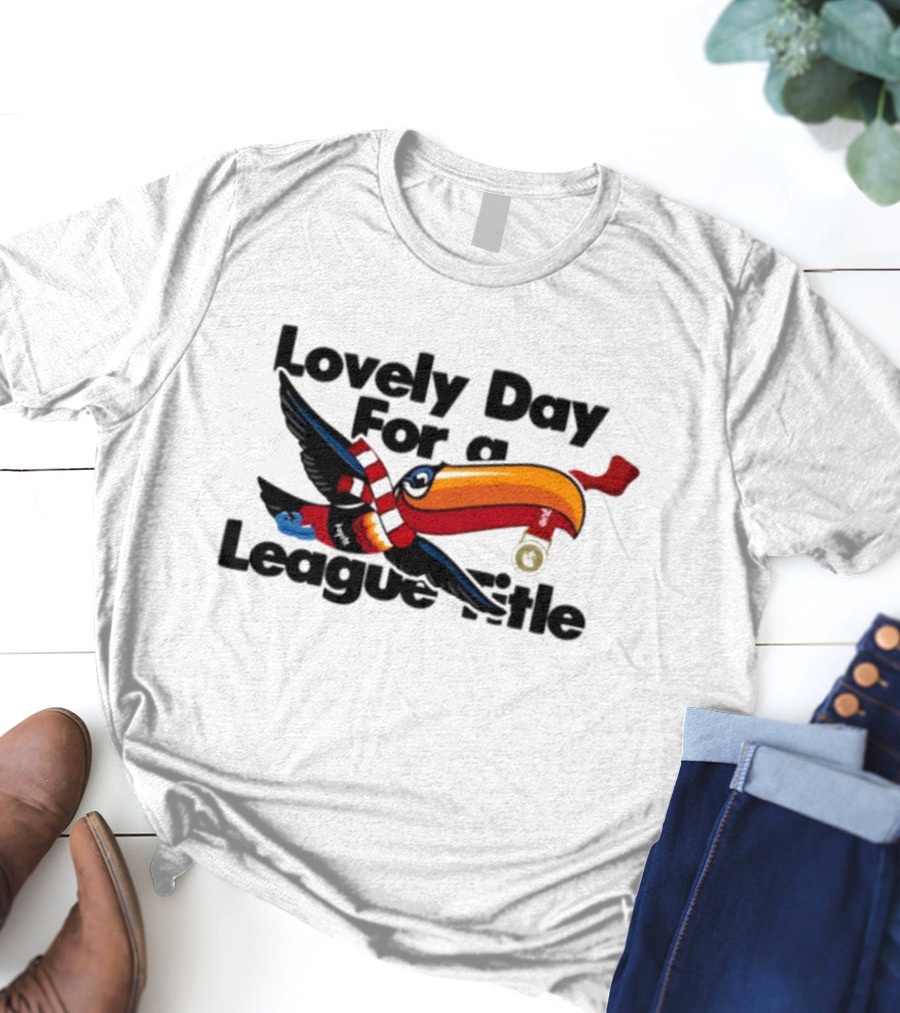 Lovely Day For A League Title Manchester United Toucan Soccer Victory T-Shirt