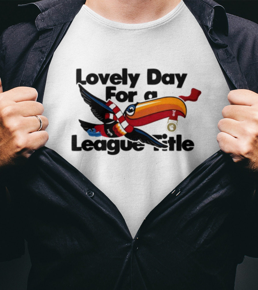 Lovely Day For A League Title Manchester United Toucan Soccer Victory T-Shirt