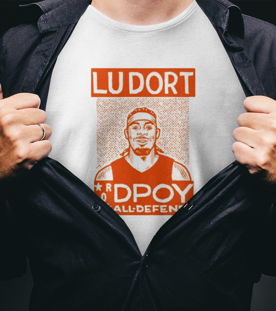Lu Dort DPOY All Defense Recognition Graphic T-Shirt