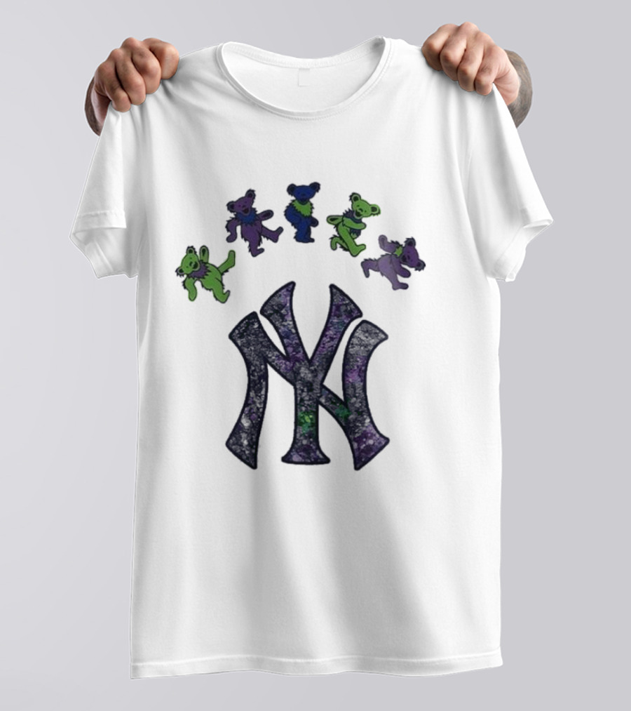 New York Yankees Grateful Dead Bears 2025 T-Shirt