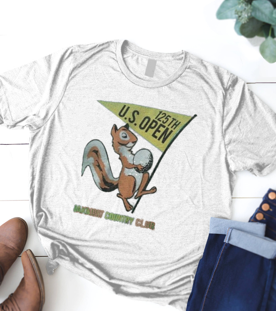 Oakmont Country Club 125TH U.S. Open Squirrel 2025 Golf T-Shirt