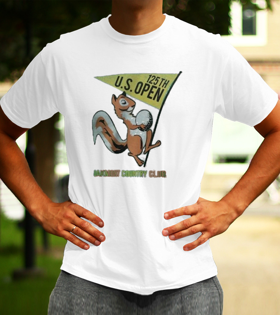Oakmont Country Club 125TH U.S. Open Squirrel 2025 Golf T-Shirt
