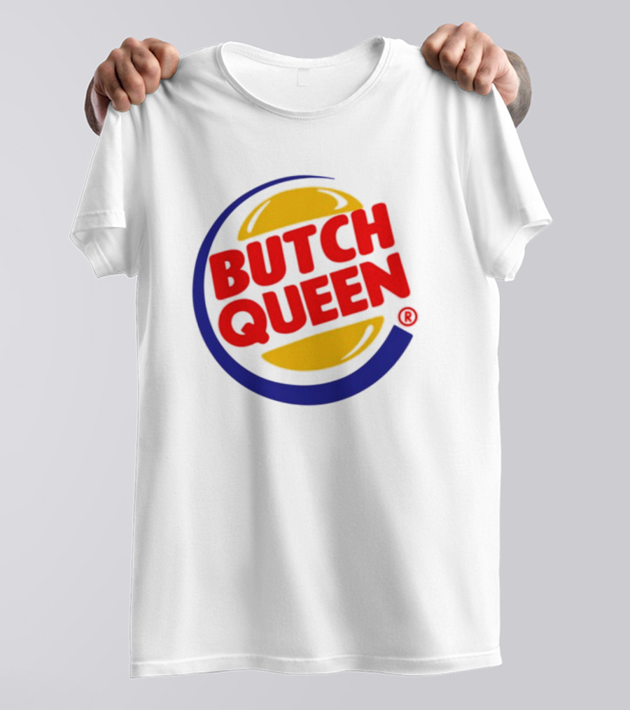 Rickhoeins Butch Queen Retro Fast Food Logo Style T-Shirt