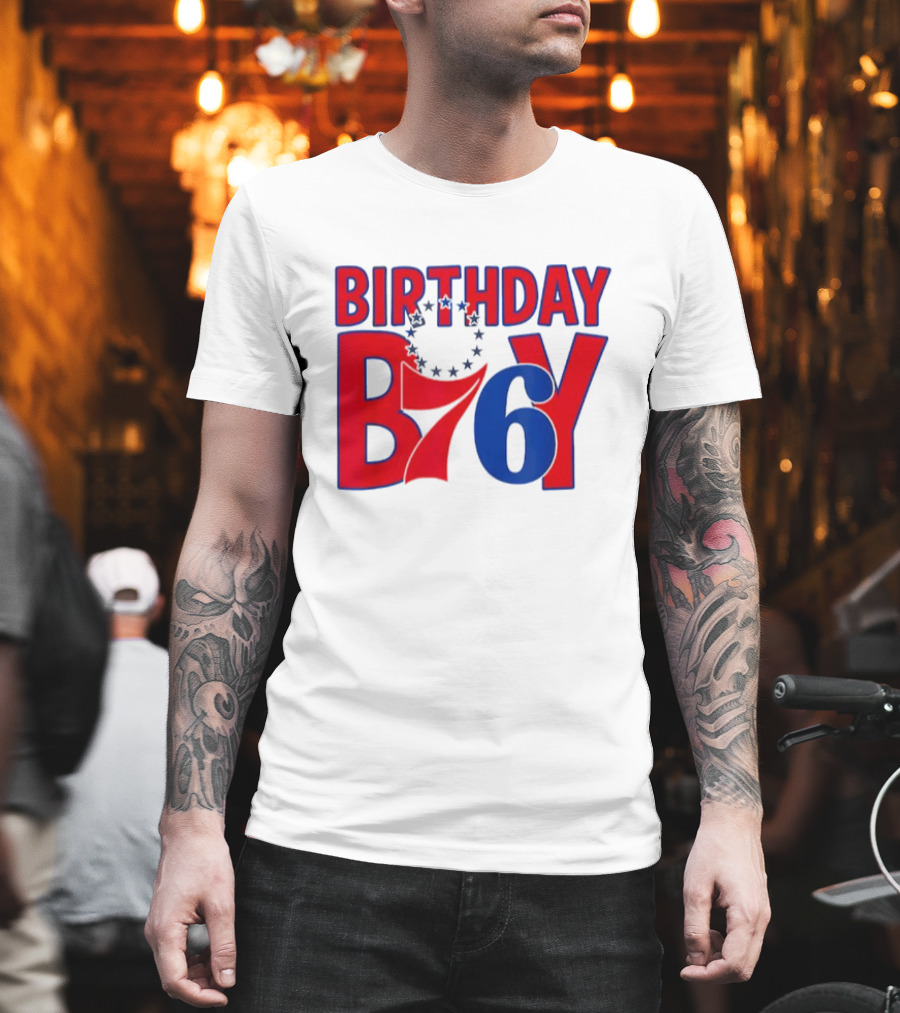 Philadelphia 76ers NBA Birthday Boy B76Y T-Shirt