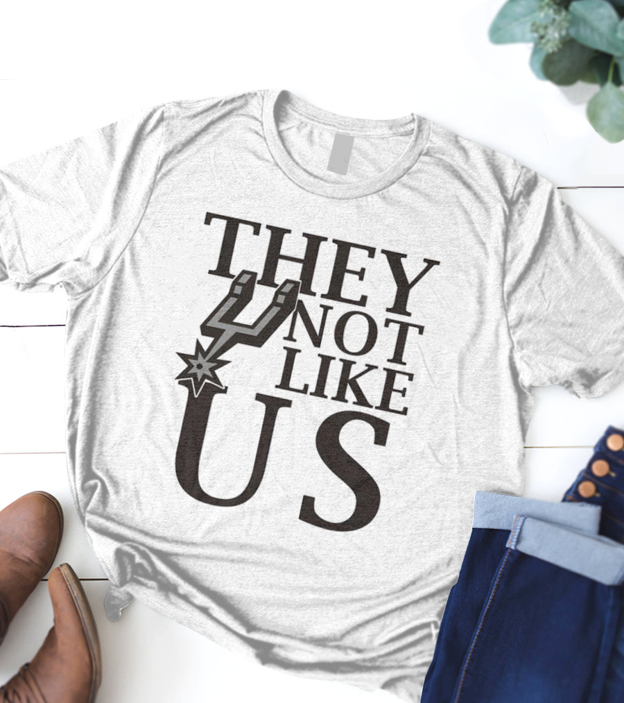 San Antonio Spurs They Not Like Us With Iconic Spur Symbol T-Shirt