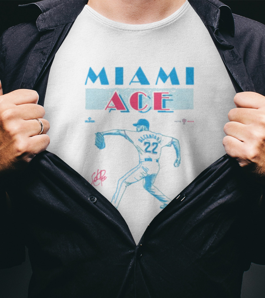 ```Sandy Alcántara 22 Miami Ace Miami Marlins``` T-Shirt