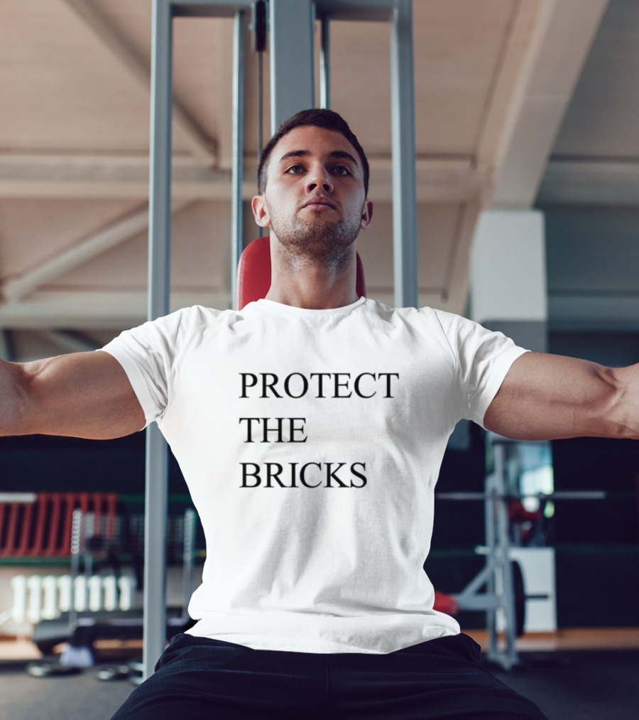 Protect The Bricks Basketball Defense Phrase T-Shirt
