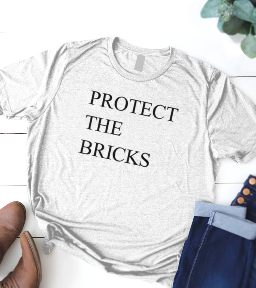 Protect The Bricks Basketball Defense Phrase T-Shirt