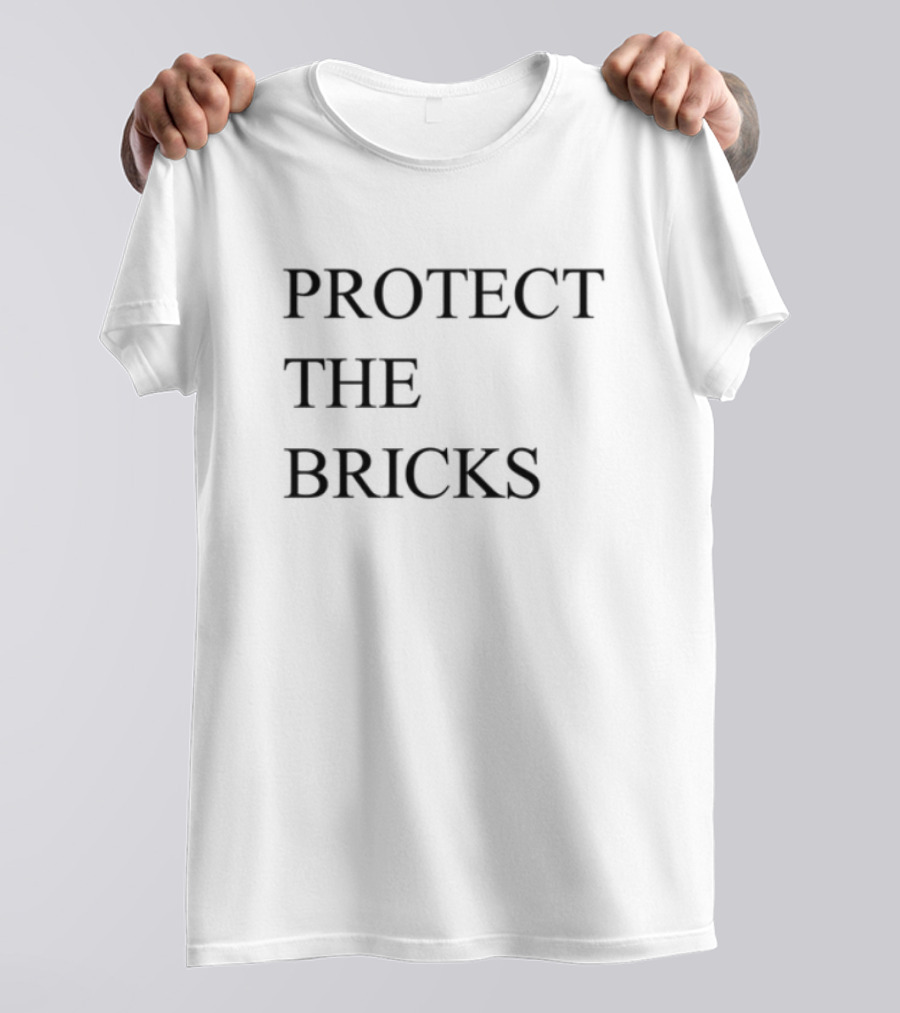 Protect The Bricks Basketball Defense Phrase T-Shirt