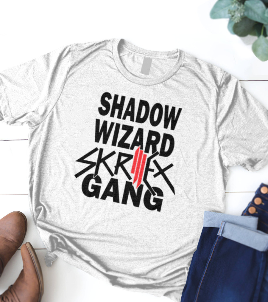 Shadow Wizard Skrillex Gang Red Brush Mark T-Shirt