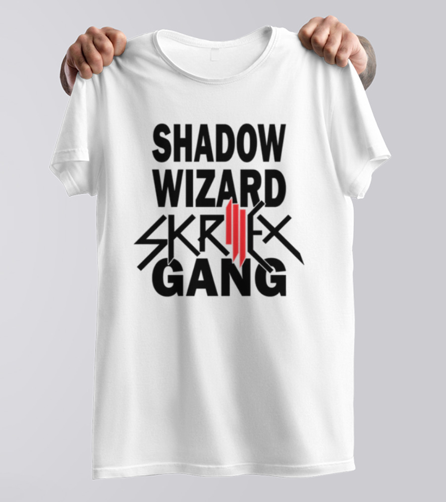 Shadow Wizard Skrillex Gang Red Brush Mark T-Shirt