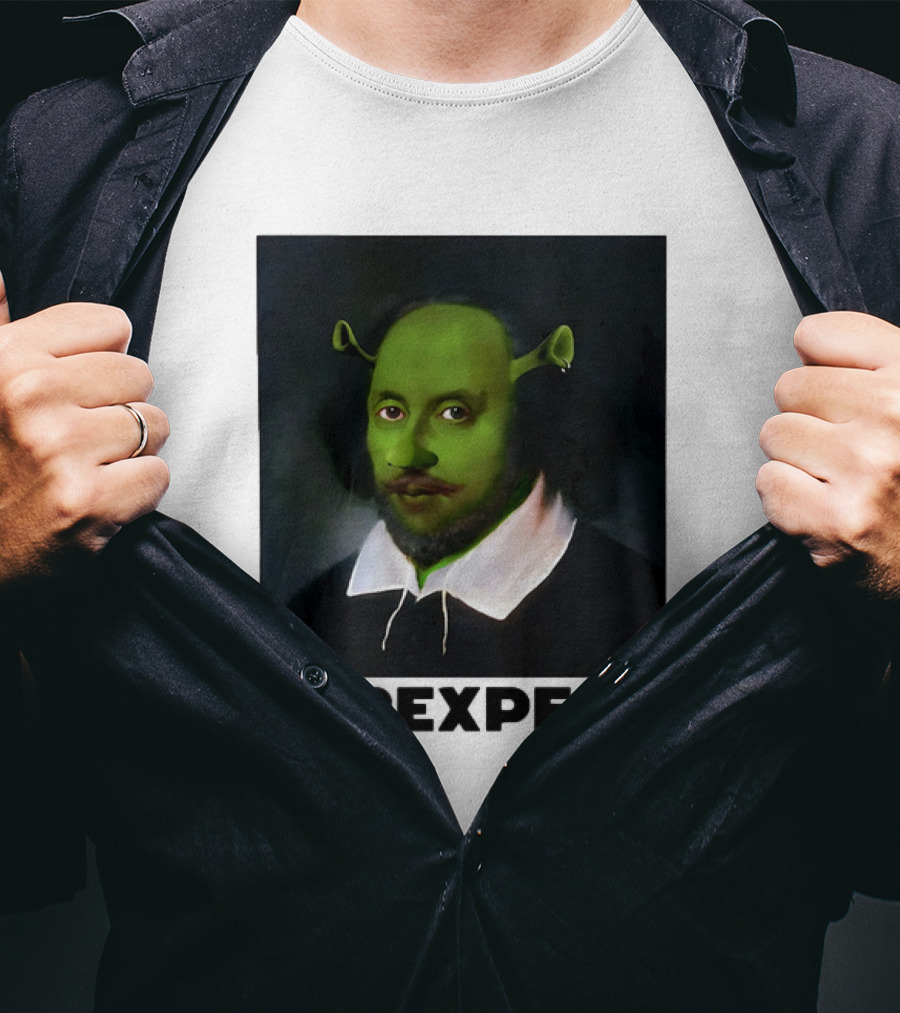 Shrek Shakespeare Shrexpear Parody Fusion T-Shirt