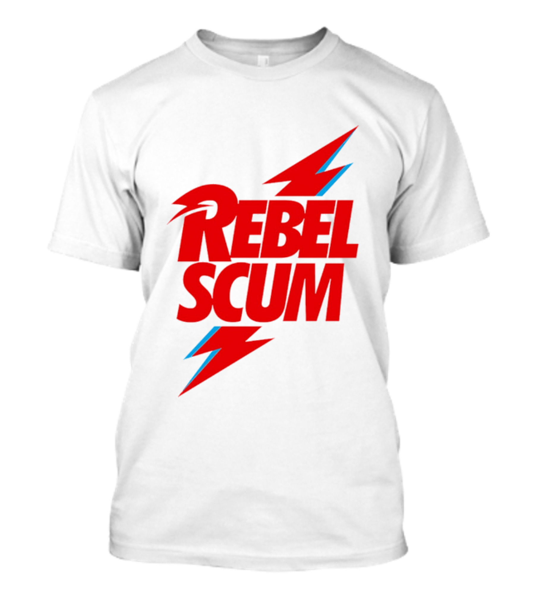 Rebel Scum Red Bold Lightning Letters T-Shirt