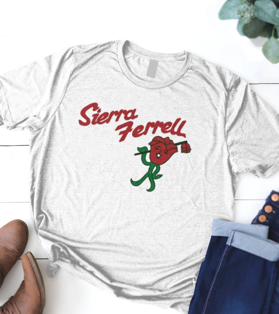 Sierra Ferrell Ramblin’ Rose Walking Flower Illustration T-Shirt