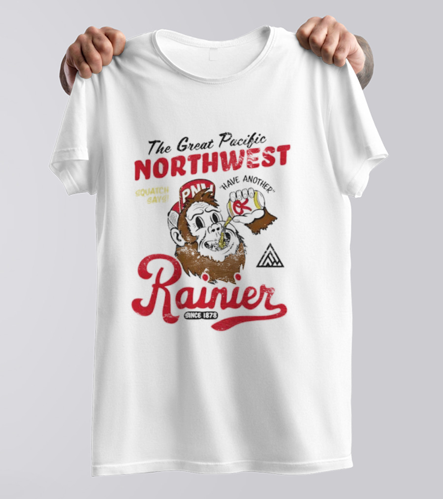 Rainier The Great Pacific Northwest Bear T-Shirt