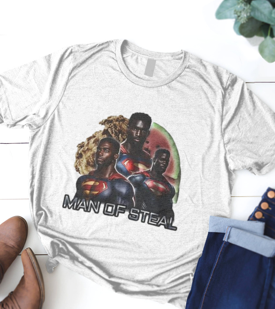 Man Of Steal Superman Cookie Watermelon T-Shirt