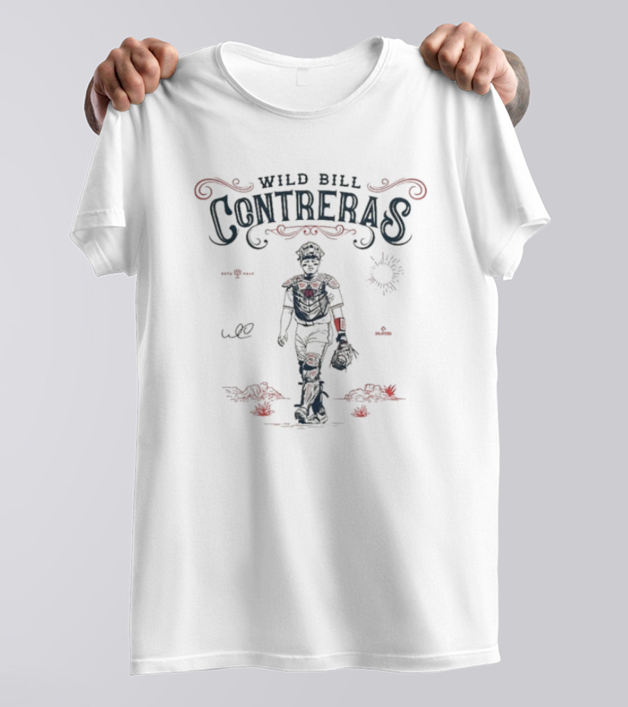 Wild Bill Contreras Western Cowboy Scene T-Shirt