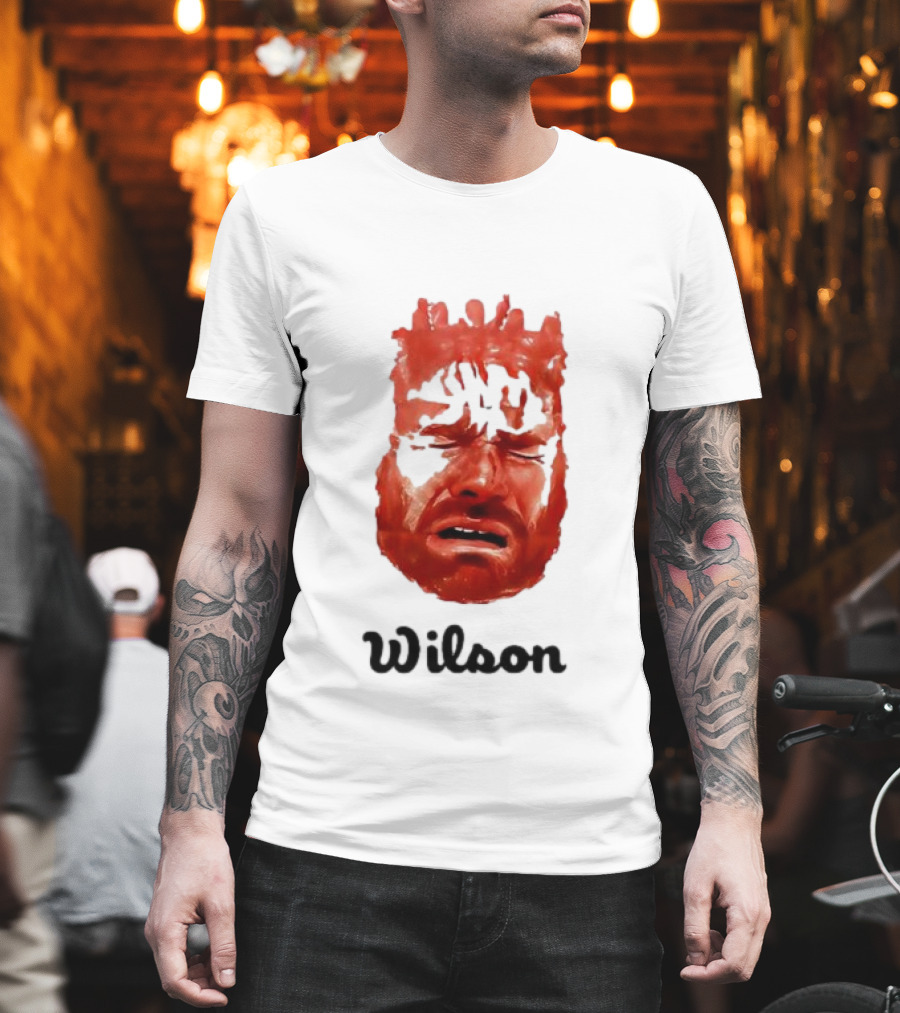 Wilson Tom Wilson Fake Crying Meme Red Face 2025 T-Shirt