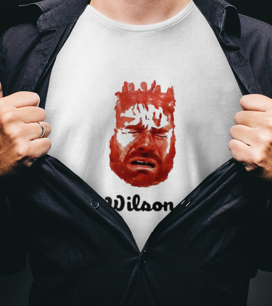 Wilson Tom Wilson Fake Crying Meme Red Face 2025 T-Shirt