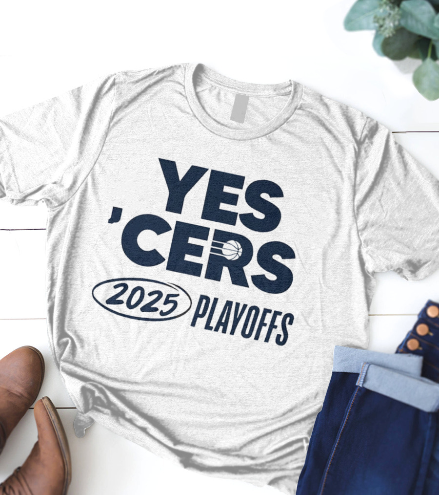 YES 'CERS 2025 NBA Playoffs Basketball T-Shirt
