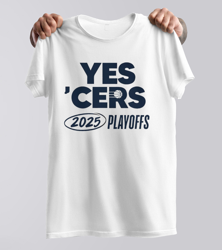 YES 'CERS 2025 NBA Playoffs Basketball T-Shirt