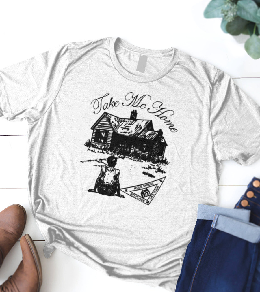 Take Me Home Country Roads Camping Adventure Scene T-Shirt