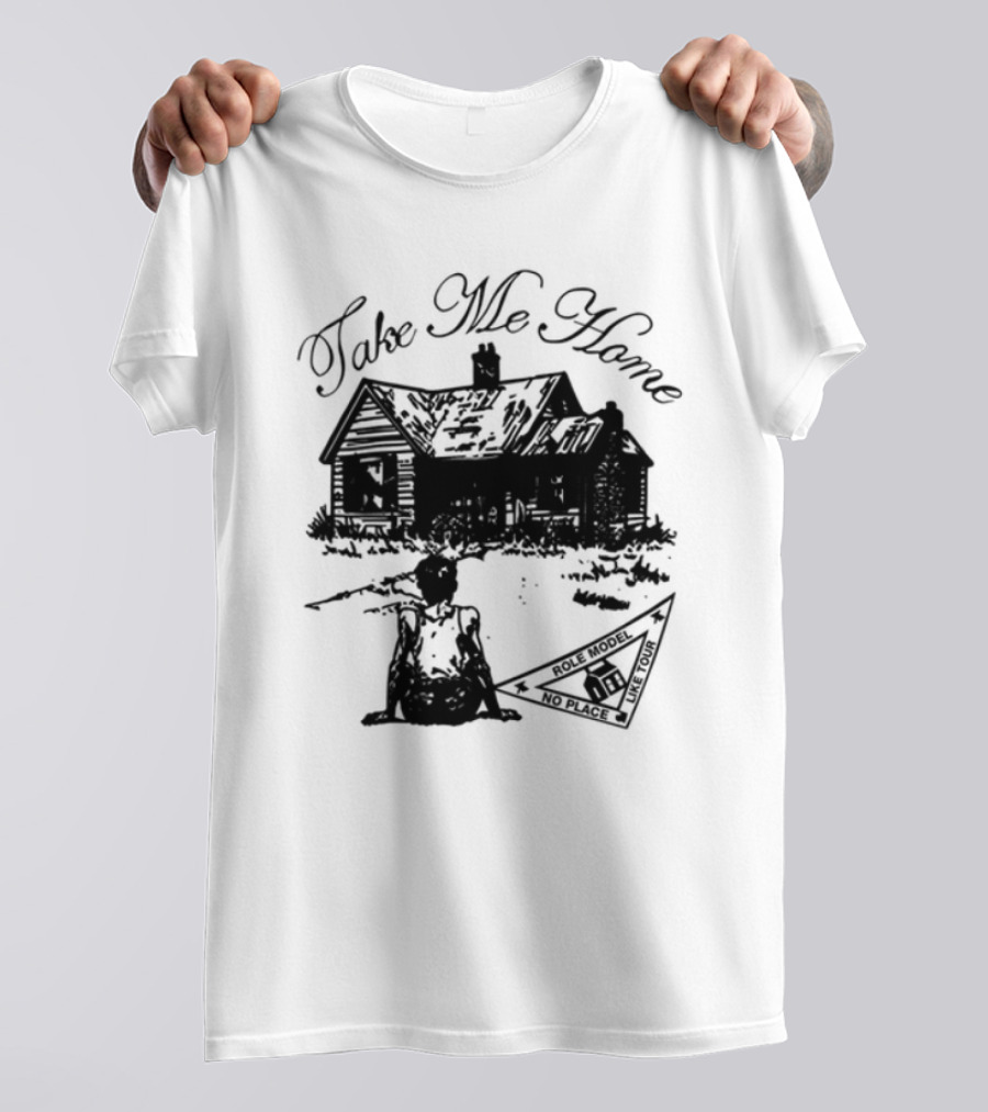 Take Me Home Country Roads Camping Adventure Scene T-Shirt