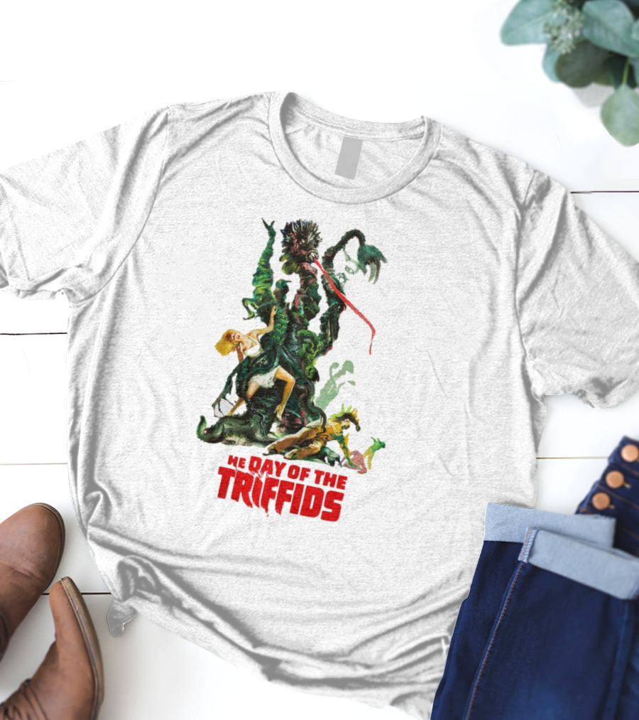 The Day Of The Triffids Classic Movie Horror Imagery T-Shirt