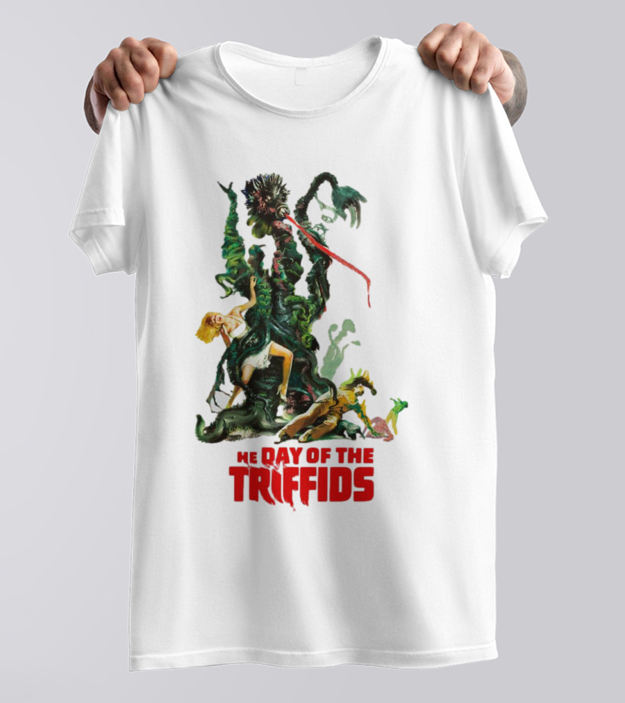The Day Of The Triffids Classic Movie Horror Imagery T-Shirt