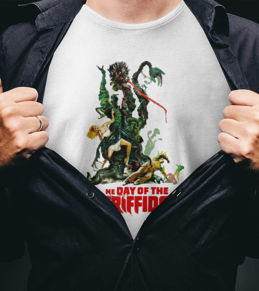 The Day Of The Triffids Classic Movie Horror Imagery T-Shirt