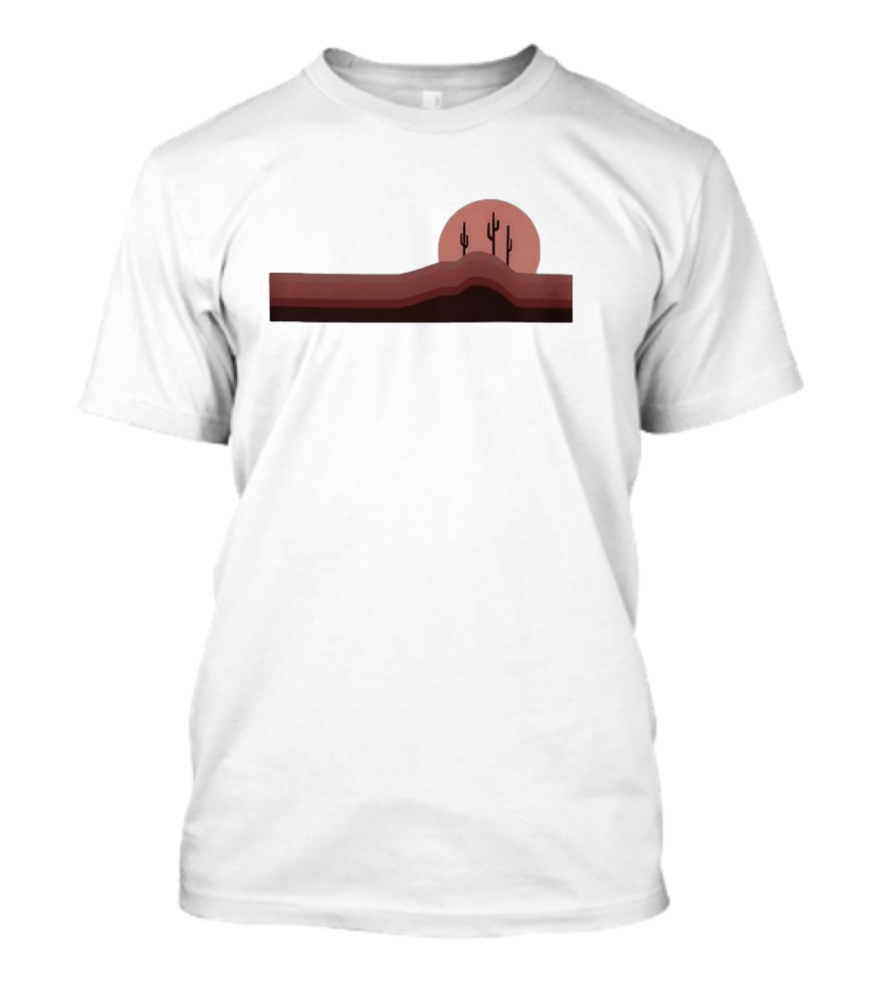 The Thundermans Undercover Chloe Desert Cactus Sunset Scene With Hills And Cacti T-Shirt