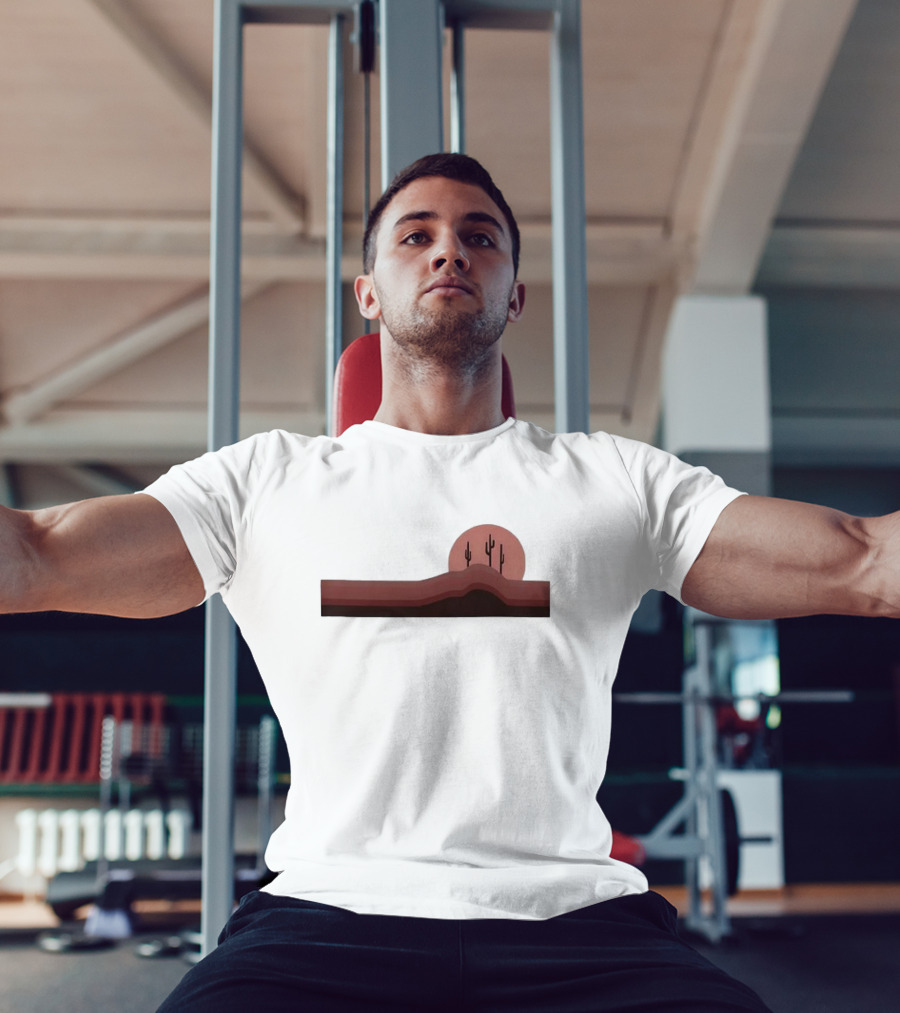 The Thundermans Undercover Chloe Desert Cactus Sunset Scene With Hills And Cacti T-Shirt