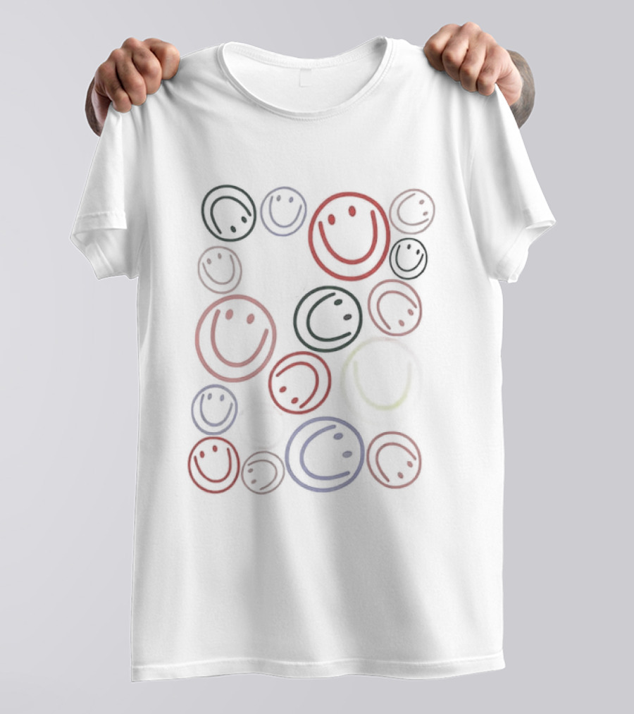 Thundermans Undercover Kombucha Multicolor Smiley Faces T-Shirt