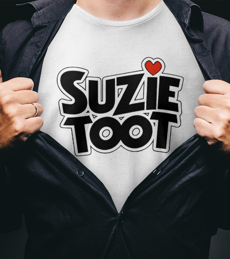 Suzie Toot Heart With Red Love Symbol T-Shirt