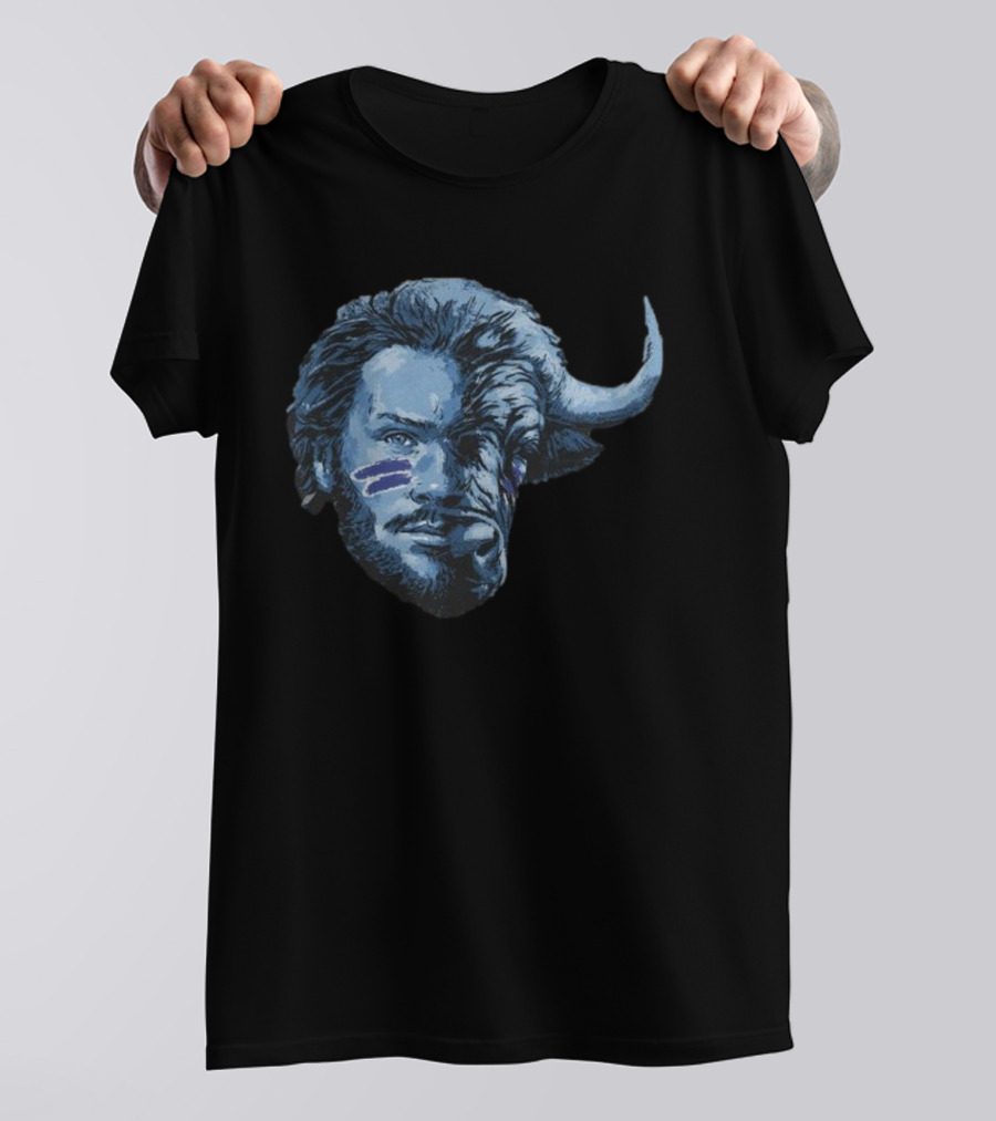 Josh Allen Buffalo Hybrid Face T-Shirt