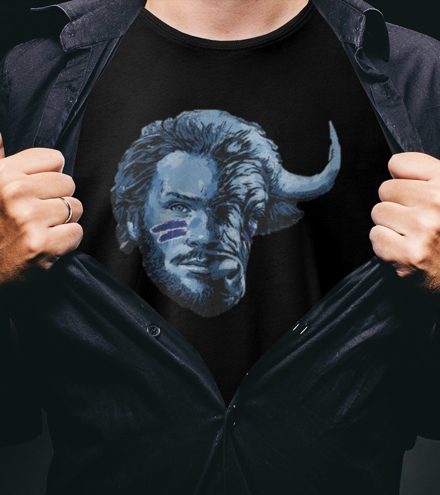 Josh Allen Buffalo Hybrid Face T-Shirt