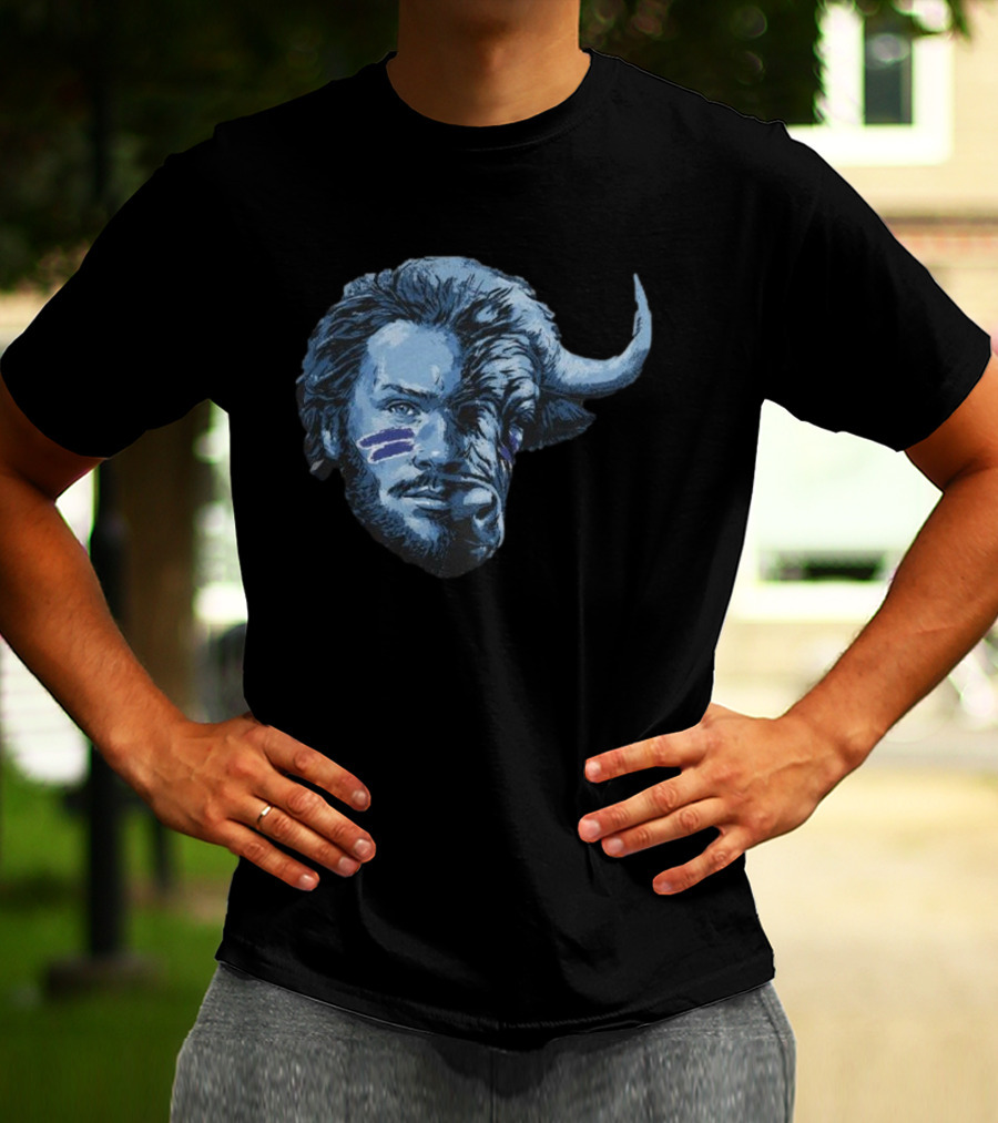 Josh Allen Buffalo Hybrid Face T-Shirt