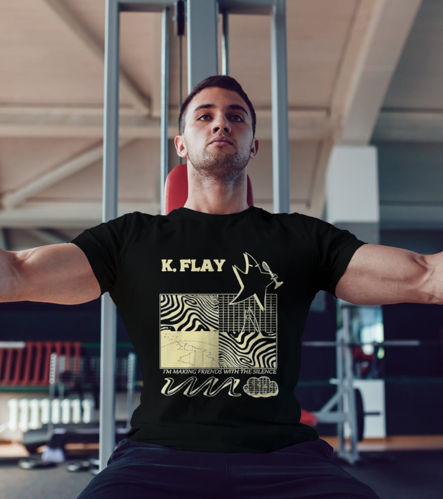 K.Flay I’m Making Friends With Silence Star Pattern 2025 Tour T-Shirt
