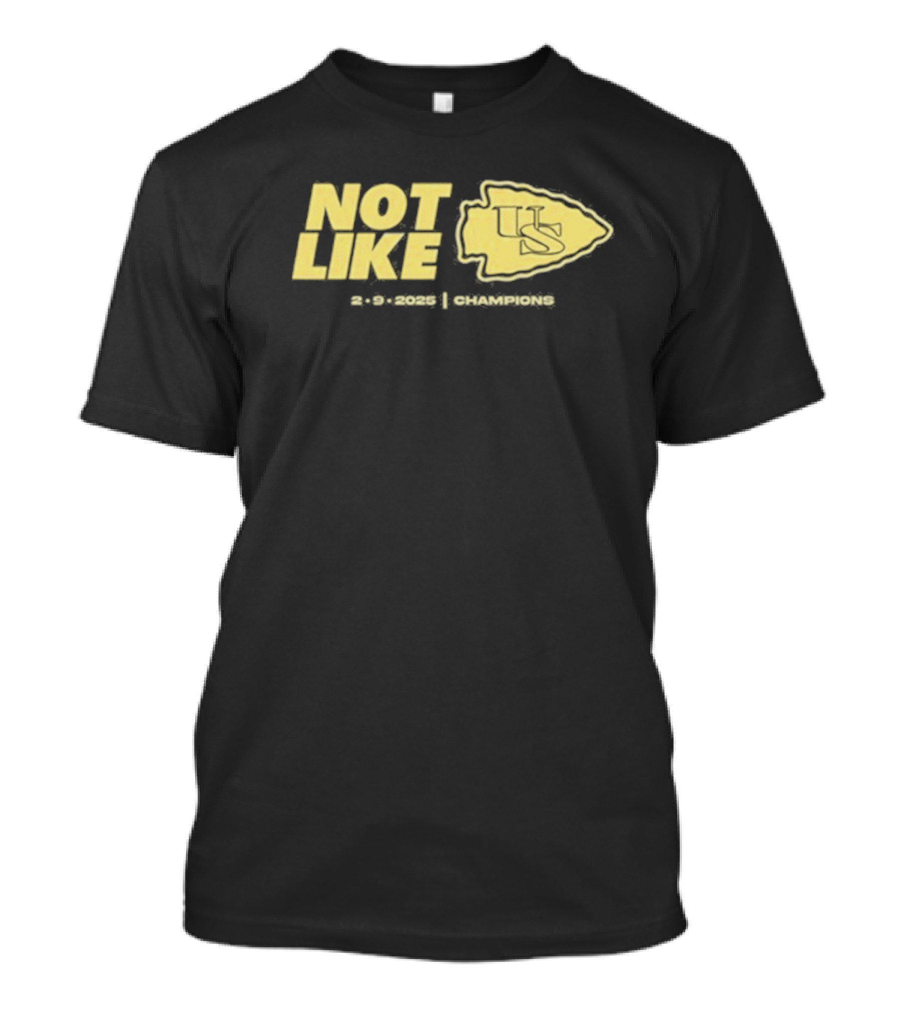 Kansas City Not Like Us Arrowhead Symbol 2-9-2025 T-Shirt