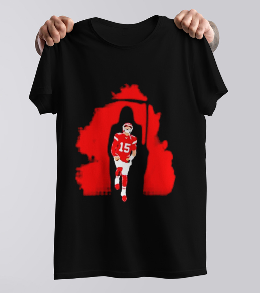 KC Chiefs Patrick Mahomes Shadow 15 Reaper T-Shirt