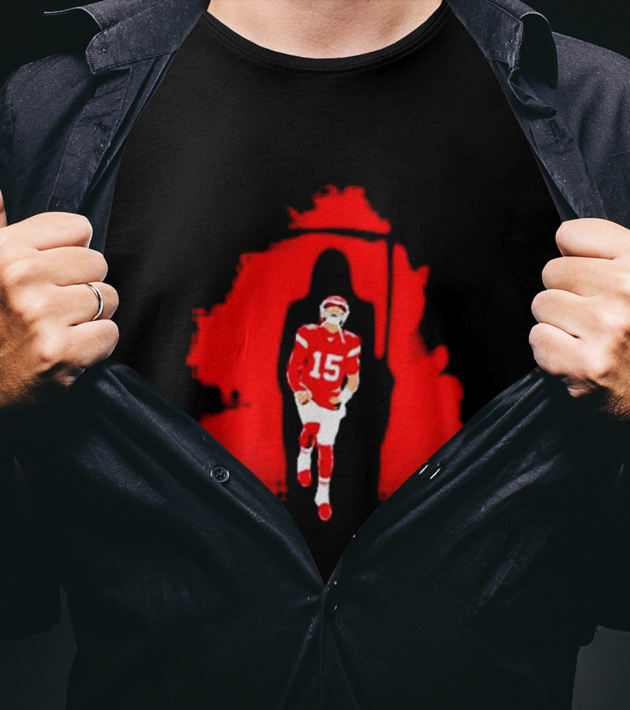 KC Chiefs Patrick Mahomes Shadow 15 Reaper T-Shirt